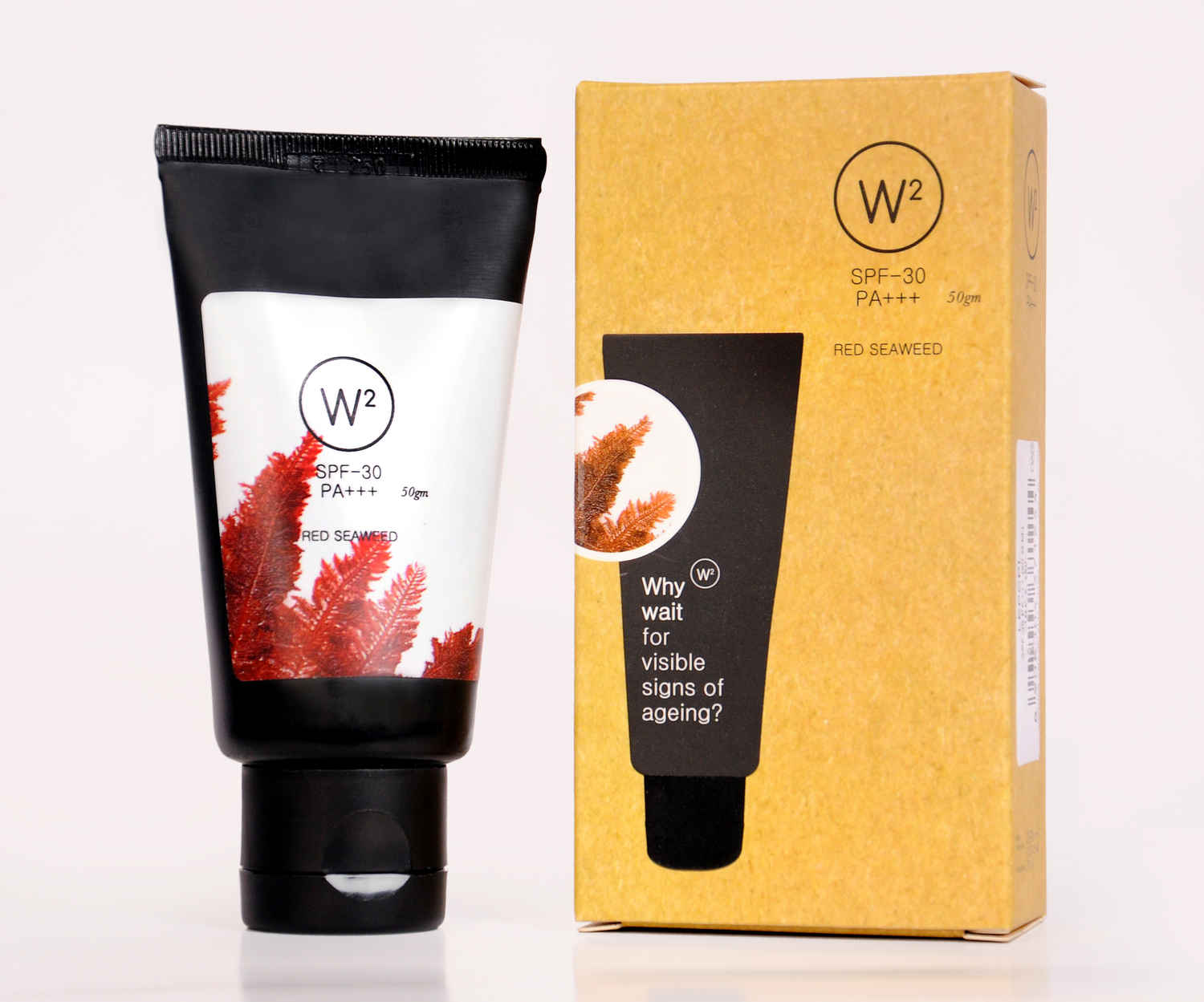 Buy W2 Red Seaweed Tube SPF-30 Pa+++ (50 g) - Purplle