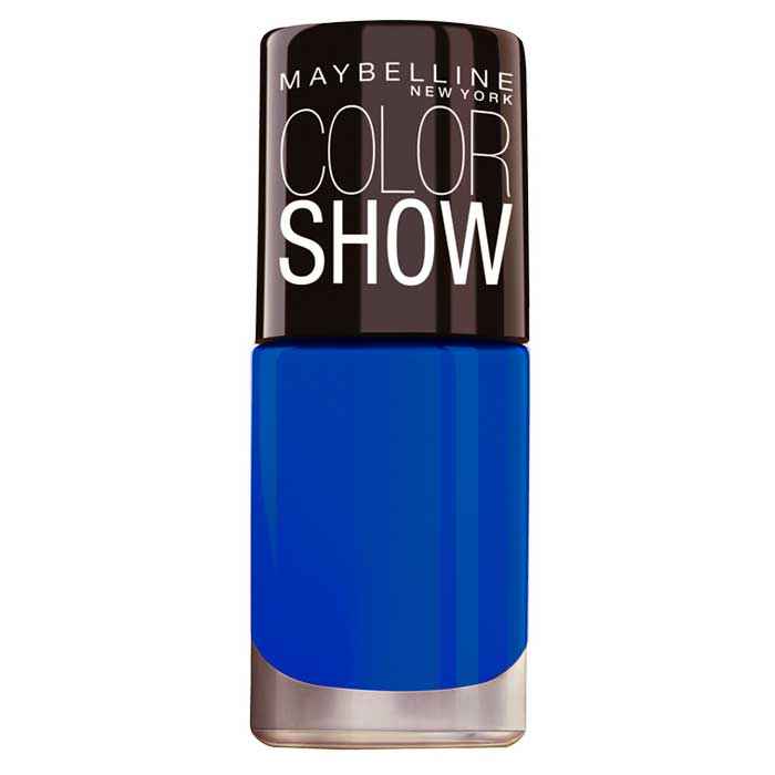 Buy Maybelline New York Color Show Nail Color Bright Sparks Blazing Blue 706 - Purplle