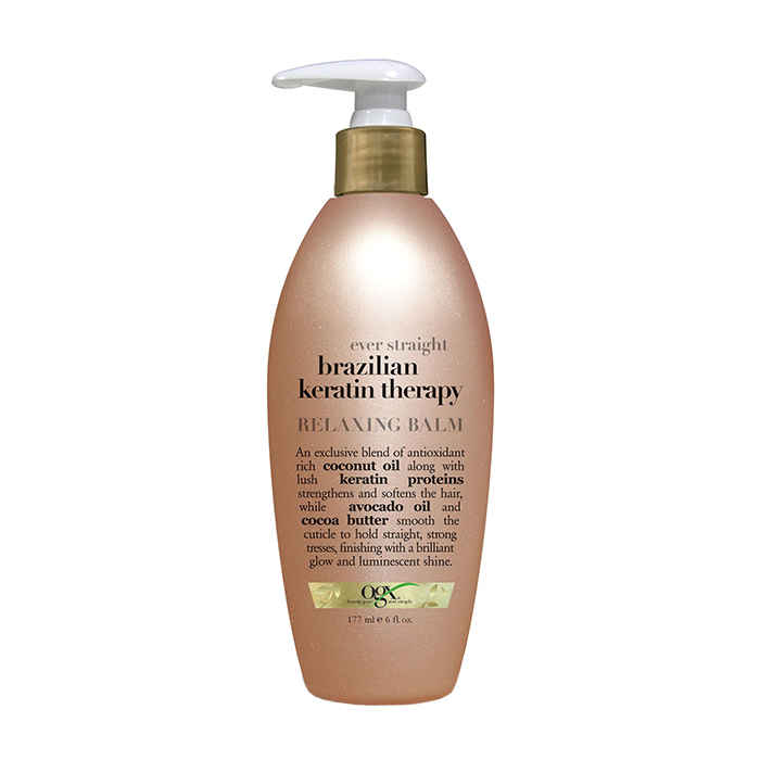 Buy OGX (Organix) Brazilian Keratin Relaxing Balm (177 ml) - Purplle