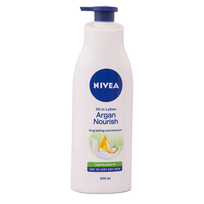 Buy Nivea Oil In Lotion Argan Nourish (400 ml) - Purplle