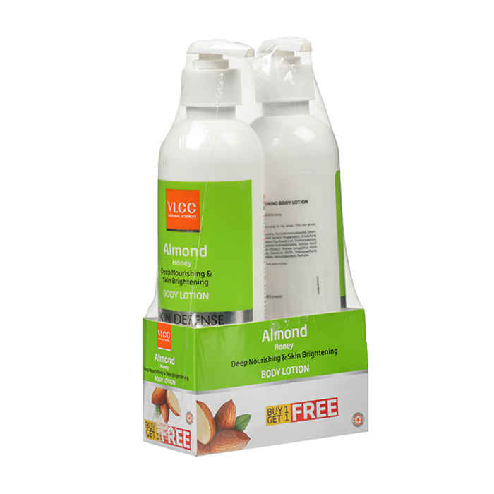 Buy VLCC Almond  Honey Deep Nourishing & Skin Brightening Body Lotion (350 ml) (Buy 1 Get 1 Free) - Purplle