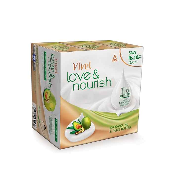 Buy Vivel Love & Nourish Avocado Oil & Olive Butter (125 g) x3 - Purplle