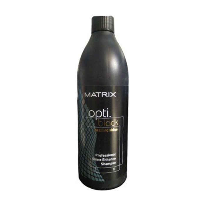 Buy Matrix Opti Black Professional Shine Shampoo (1000ml) - Purplle