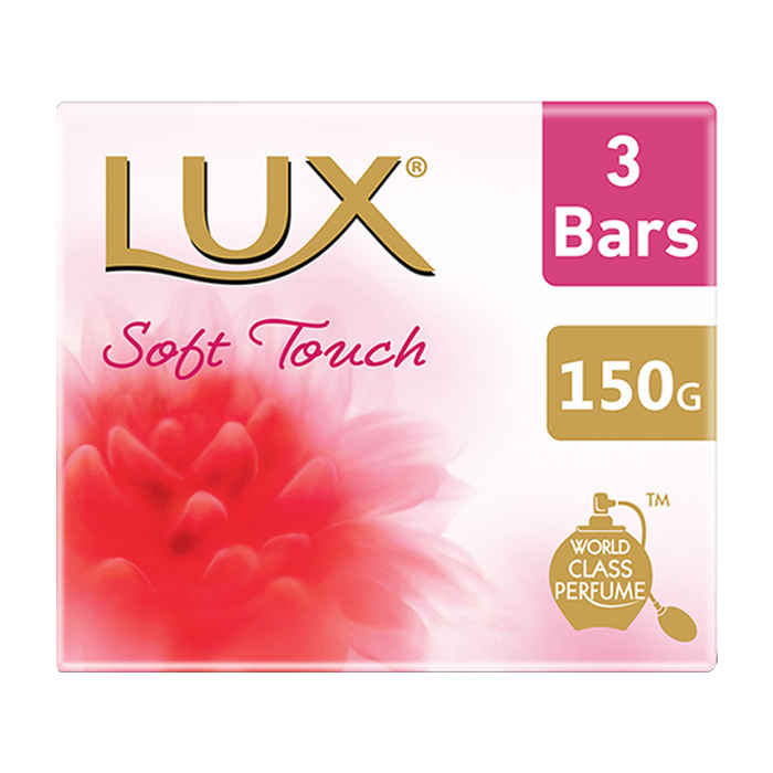 Buy Lux Soft Touch Silk Essence & Rose Water Soap Bar (3 x 150 g) - Purplle