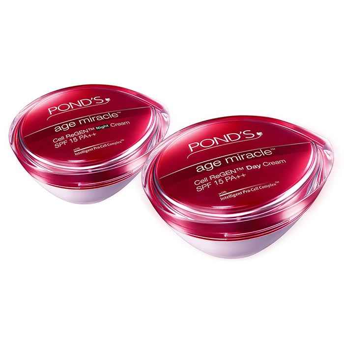 Buy POND'S Age Miracle Combo Pack Day & Night Cream (50 g) Each - Purplle