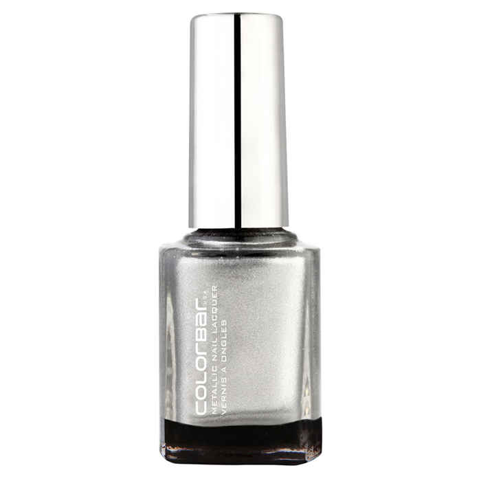 Buy Colorbar Metalic Nail Lacquer Silverlining 012 (9 ml) - Purplle