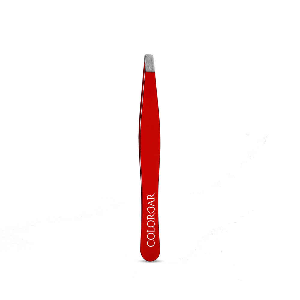 Buy Colorbar Wow Brows Flat Tip Tweezer - Purplle