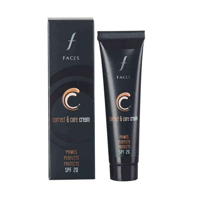 Buy FACES CANADA SPF 20 CC Cream - Natural 01, 35ml | Correct & Care Tinted Cream | Dewy Finish | Radiant Flawless Skin | Conceals & Primes | Non-Oily | Smooth | Lightweight | Anti-Ageing | 12HR Hydration - Purplle