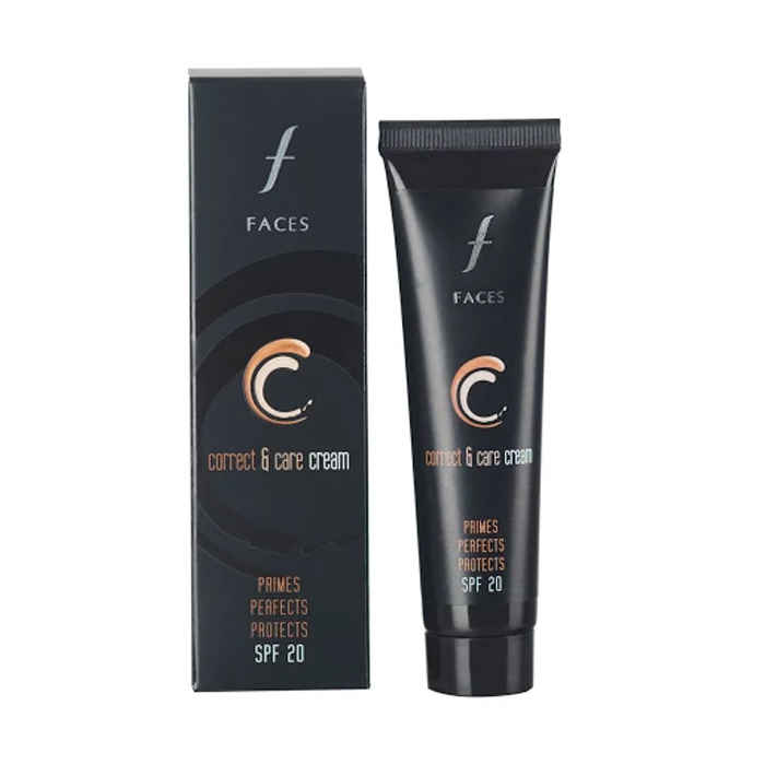 Buy FACES CANADA SPF 20 CC Cream - Sand 02, 35 ml | Correct & Care Tinted Cream | Dewy Finish | Radiant Flawless Skin | Conceals & Primes | Non-Oily | Smooth | Lightweight | Anti-Ageing | 12HR Hydration - Purplle