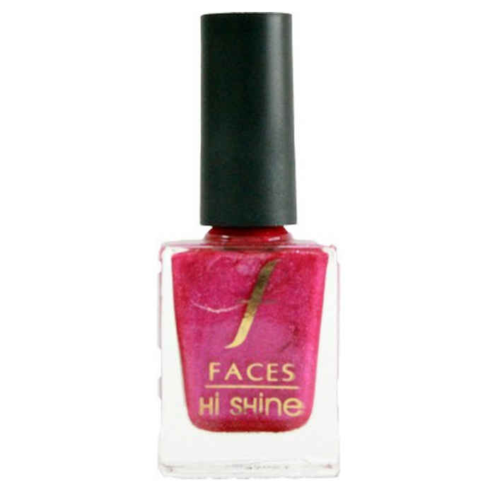 Buy Faces Canada Hi Shine Nail Enamel Tie The Knot- Pink 125 (9 ml) - Purplle