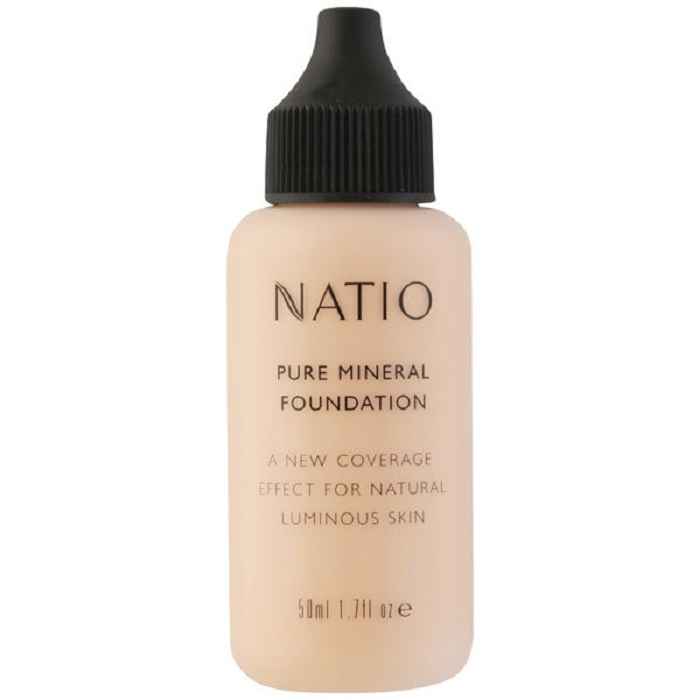 Buy Natio Pure Mineral Foundation Medium Tan (50 ml) - Purplle