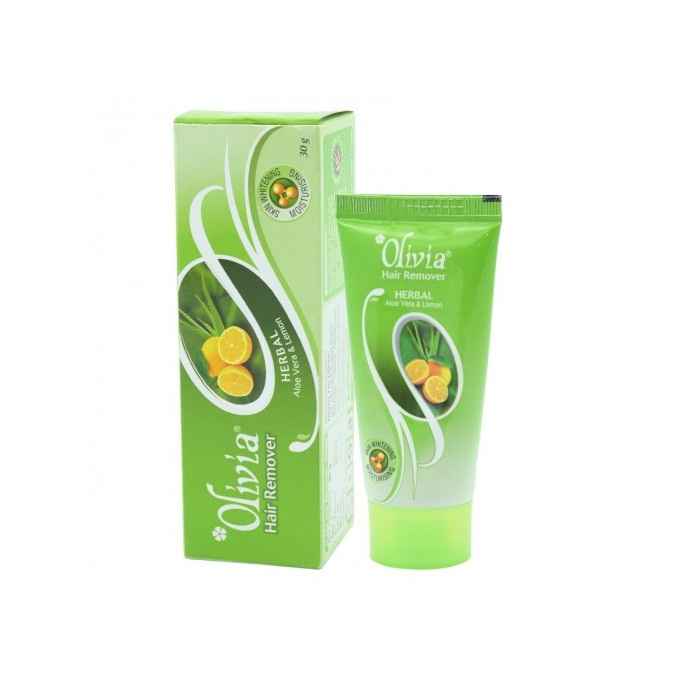 Buy Olivia Hair Remover Herbal Aloe Vera & Lemon (60 g) - Purplle