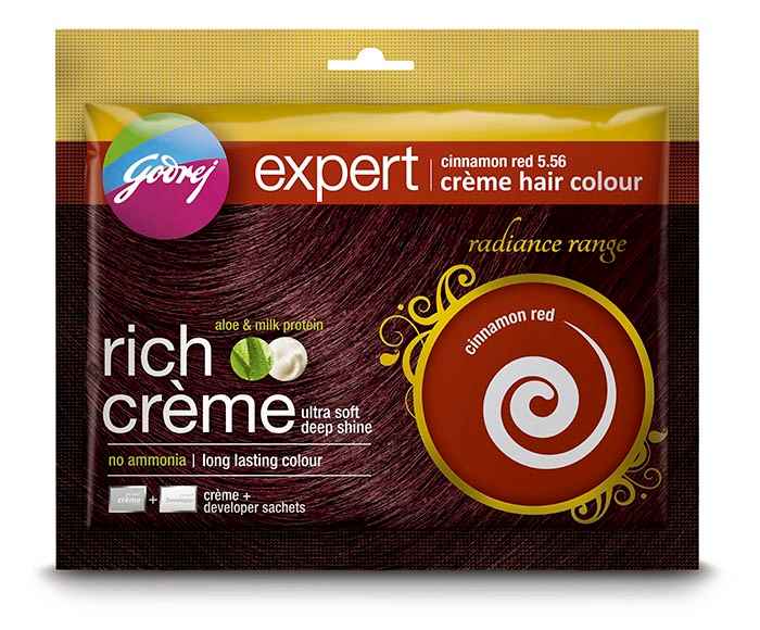 Buy Godrej Expert Rich Creme Hair Colour Cinnamon Red (5.56) - Purplle