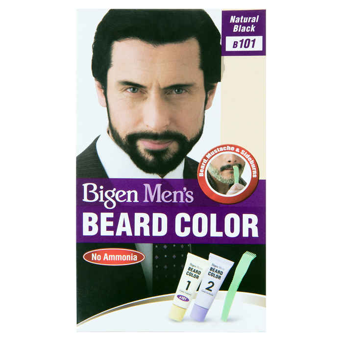 Buy Bigen Men's Beard Colour Kit Natural Black B101 - Purplle