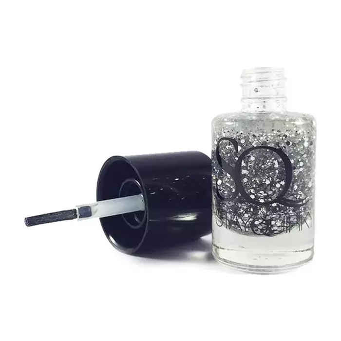 Buy Stay Quirky Nail Polish, Glitter, Silver - Chant Enchant 667 (10 ml) - Purplle