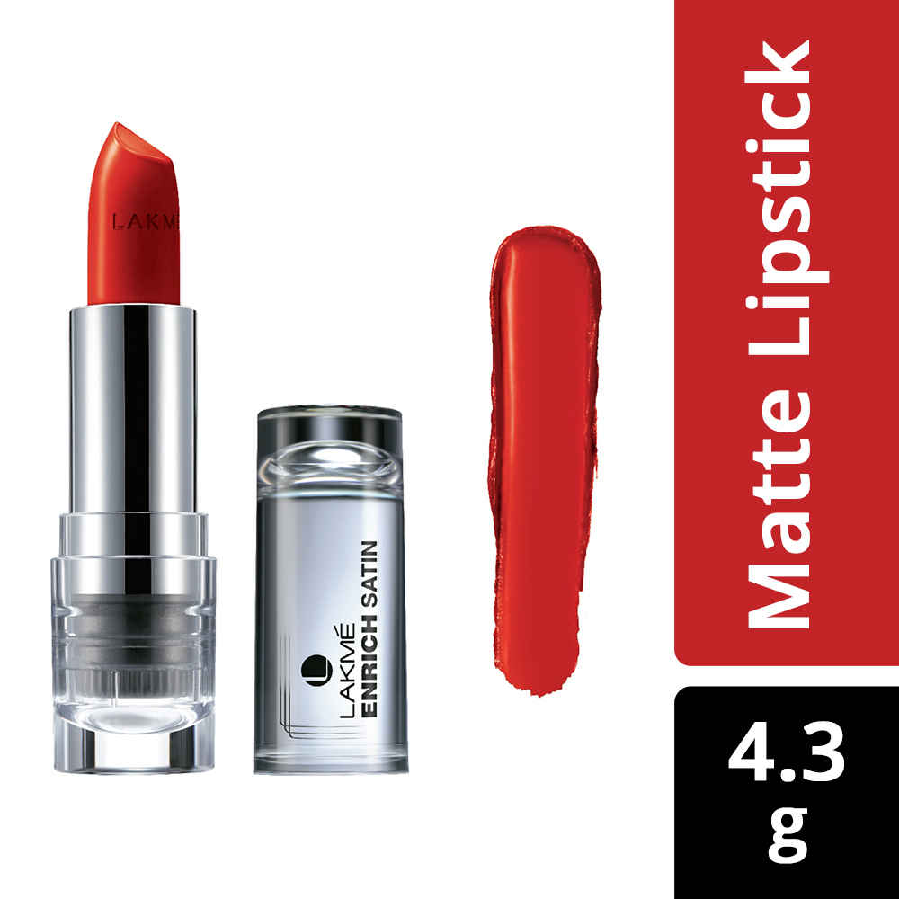 Buy Lakme Enrich Satin Lip Color Shade R360 (4.3 g) - Purplle