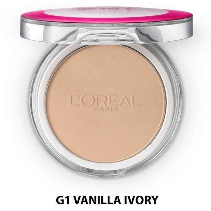 Buy L'Oreal Paris Mat Magique All-In-One Pressed Powder Vanilla Ivory G1 - Purplle
