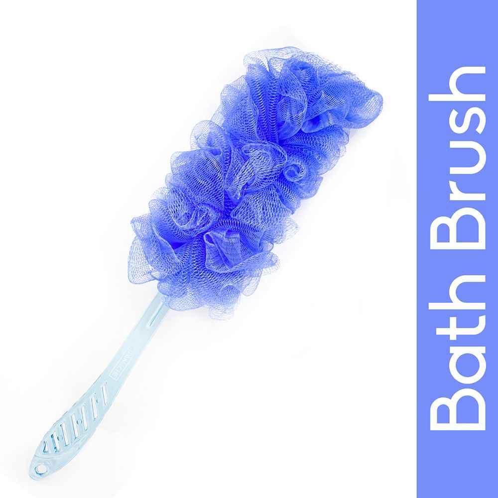 Buy Panache Bath Brush Large Mesh Electric Blue - Purplle