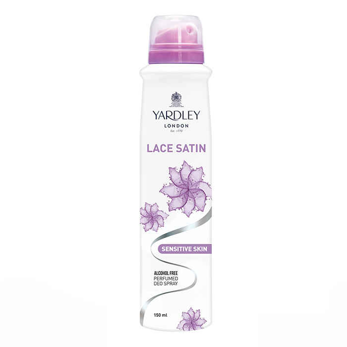 Buy Yardley Lace Satin Skin Sensitive Women Deodorant (150 ml) - Purplle