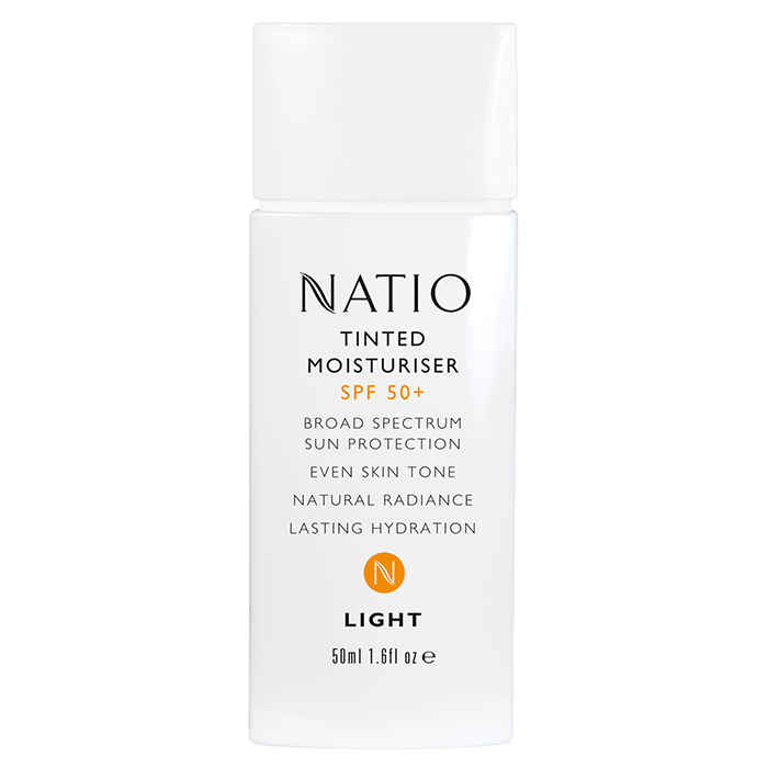 Buy Natio Tinted Moisturizer SPF 50+ Light - Purplle