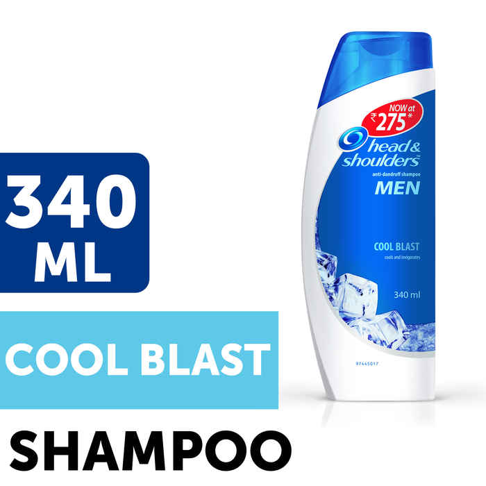Buy Head & Shoulders Cool Blast Shampoo (340 ml) - Purplle