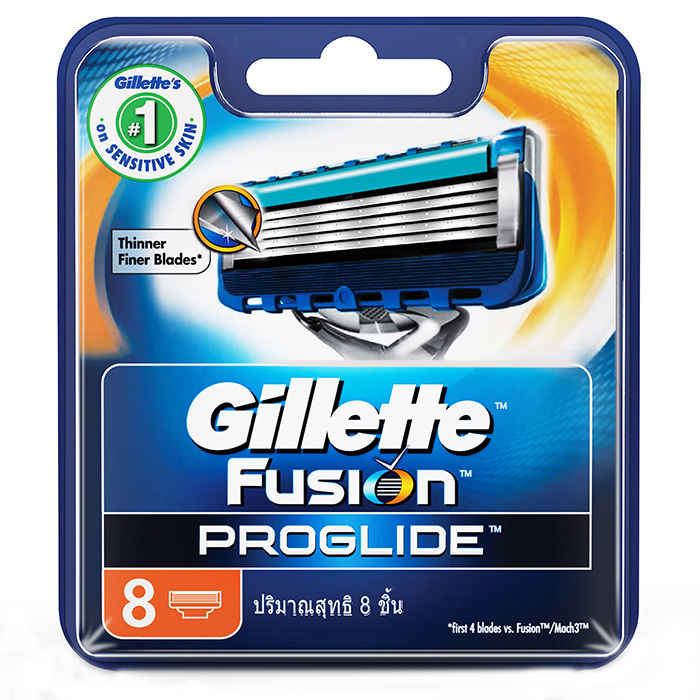 Buy Gillette Fusion Proglide FlexBall Manual Shaving Razor Blades (Cartridge) 8s Pack - Purplle