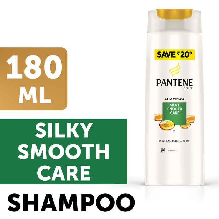 Buy Pantene Silky Smooth Care Shampoo (180 ml) - Purplle
