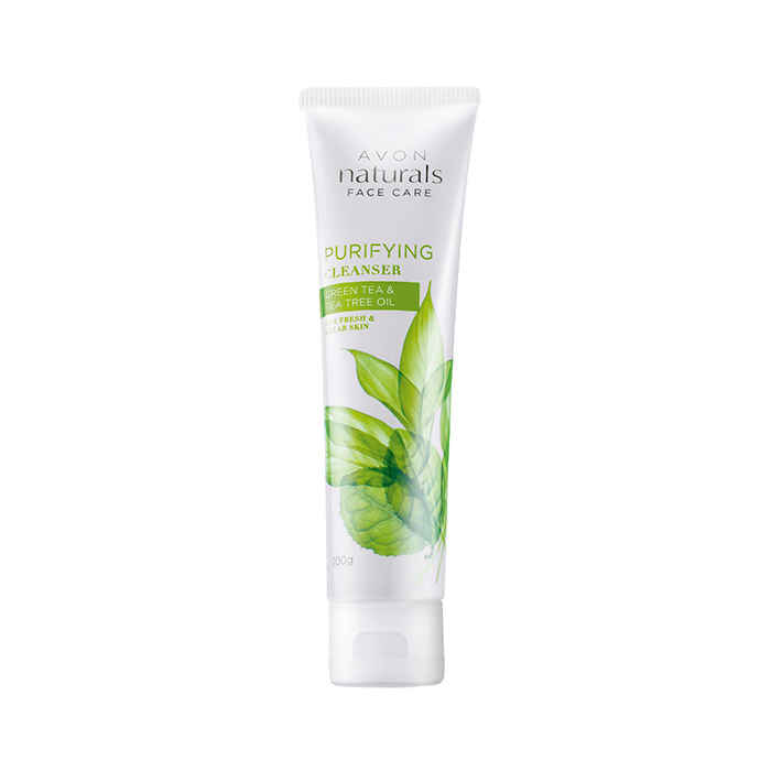 Buy Avon Naturals Green Tea & Tea Tree oil cleanser (100 g) - Purplle