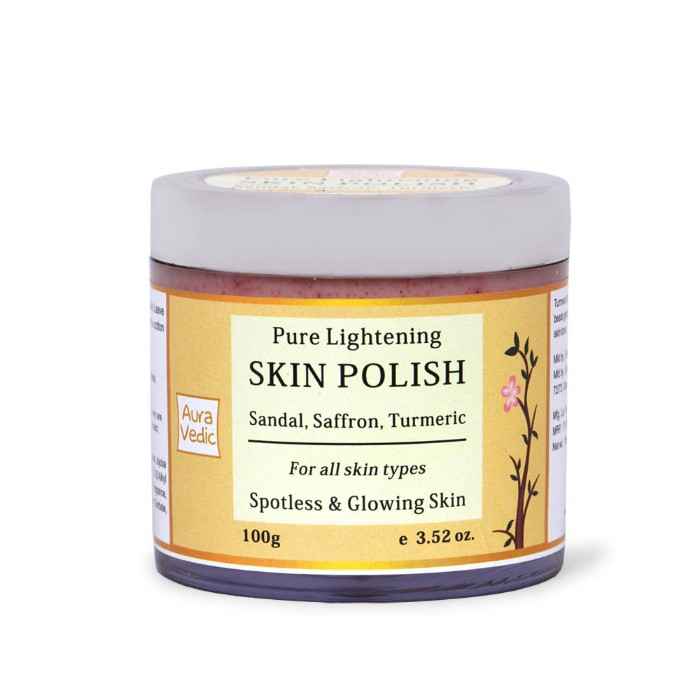 Buy Auravedic Pure Lightening Skin Polish(100 g) - Purplle