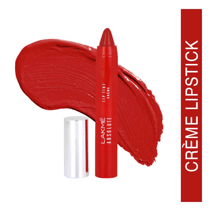 Buy Lakme Absolute Lip Pout Creme Lip Color Red Pout (3 g) - Purplle
