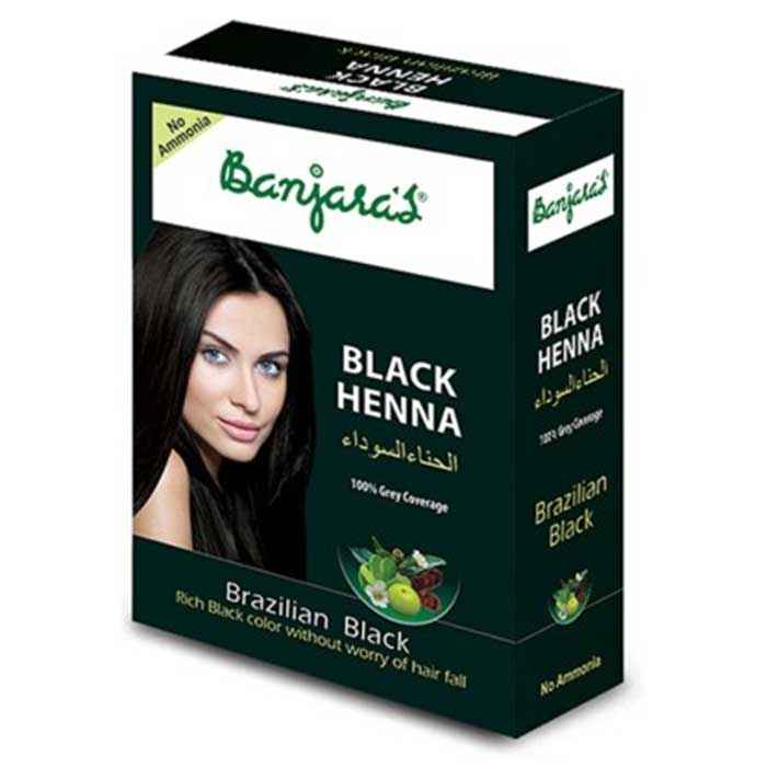 Buy Banjara's Black Henna Brazilian Black (50 g) - Purplle