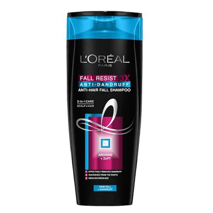 Buy L'Oreal Paris Fall Resist 3X Anti Dandruff Shampoo (75 ml) - Purplle