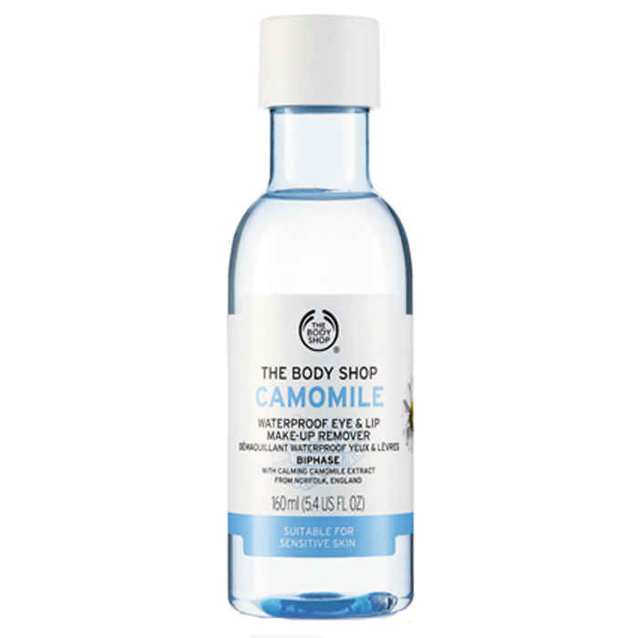 Buy The Body Shop Camomile Waterproof Eye & Lip Make Up Remover(160 ml) - Purplle