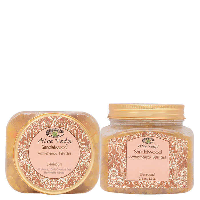 Buy Aloe Veda Aromatherapy Bath Salt - Sandalwood sensuous250 g - Purplle