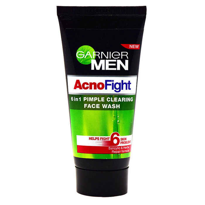 Buy Garnier Men Acno Fight Pimple Clearing Face Wash - Purplle