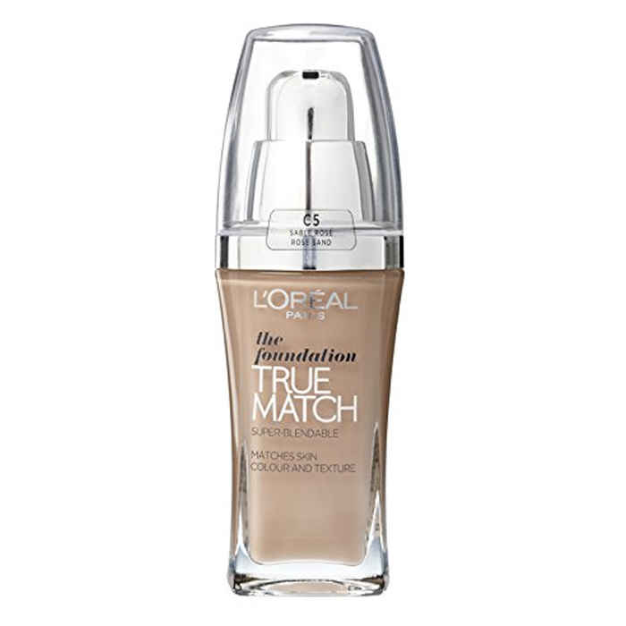 Buy L'Oreal Paris True Match Foundation Rose Sand C5 ( 30 ml ) - Purplle
