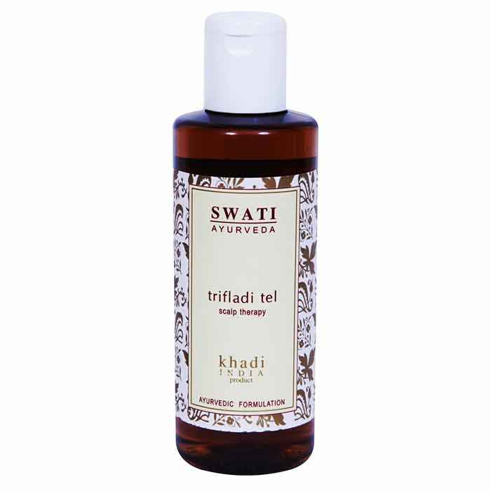 Buy Khadi Trifladi Tel Scalp Therapy 210 ml By Swati Gramodyog - Purplle