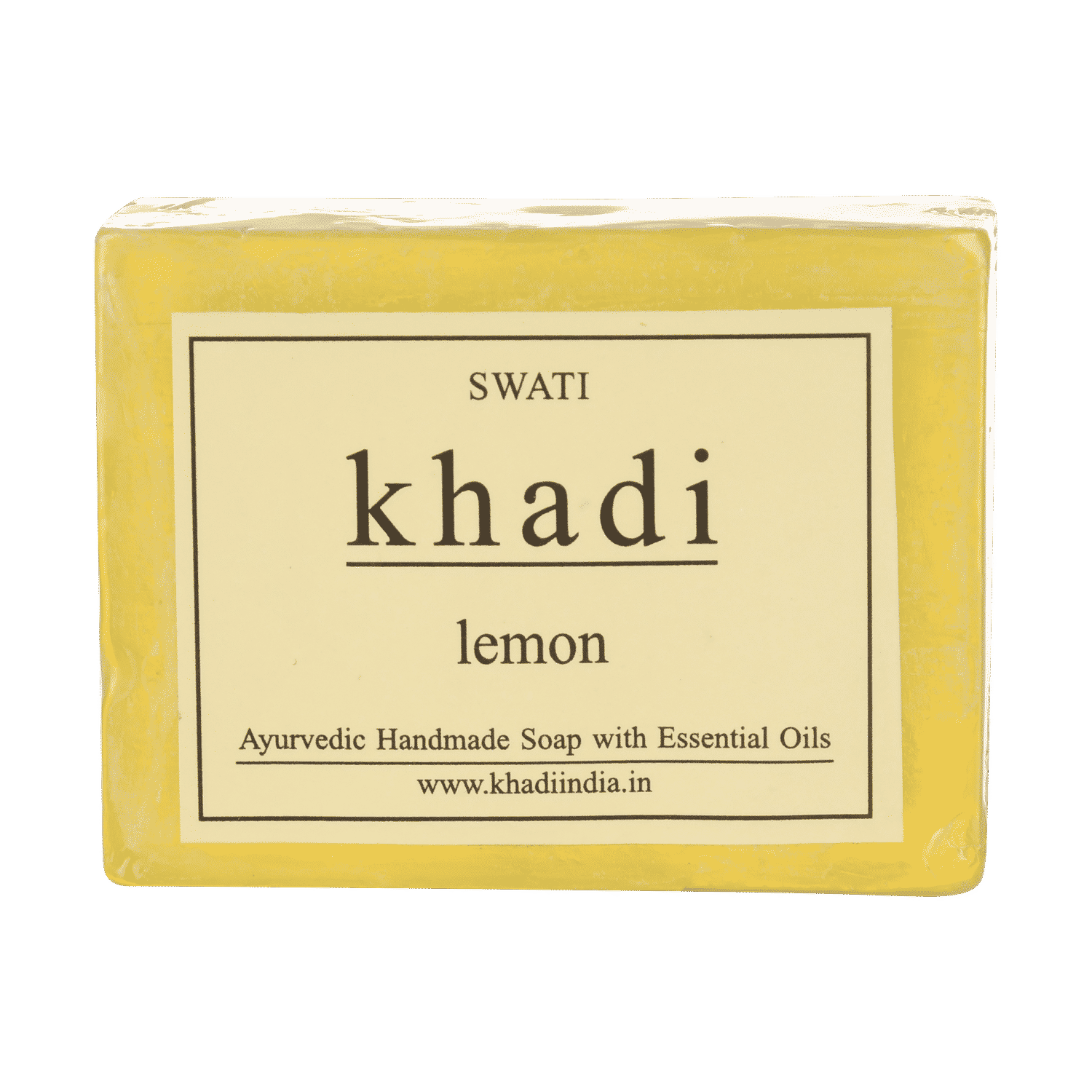 Buy Swati Khadi Ayurvedic Handmade Soap LEMON - Purplle