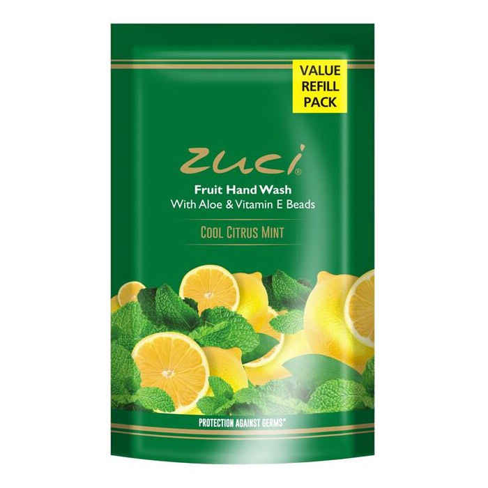 Buy Zuci Cool Citrus Mint Hand Wash - Refill Pack (185 ml) - Purplle