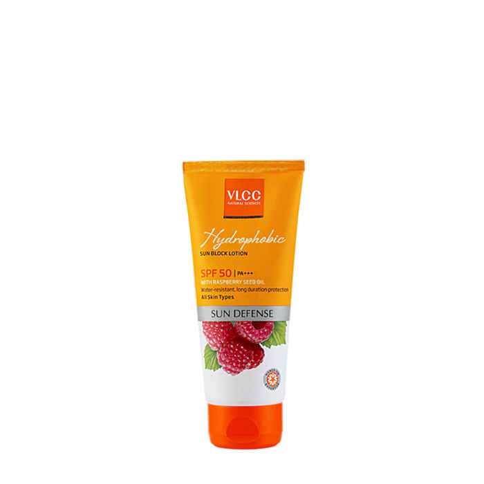Buy VLCC Natural Sciences Hydrophobic Sun Block Lotion SPF-50 (100 g) - Purplle