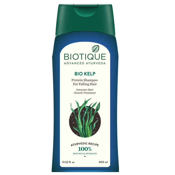 Buy Biotique Bio Kelp Protein Shampoo For Falling Hair Intensive Hair Growth Treatment (400 ml) - Purplle