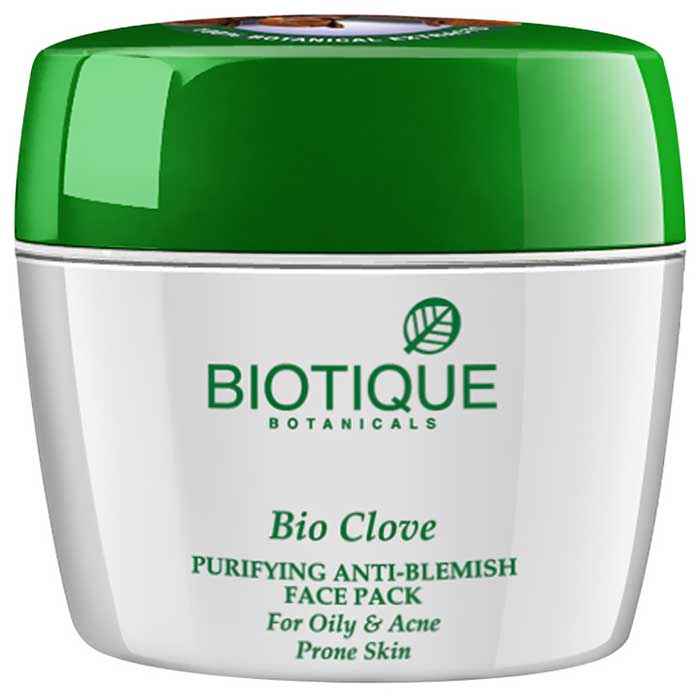 Buy Biotique Bio Clove Purifying Anti Blemish Face Pack For Oily & Acne Prone Skin (235 g) (Eco) - Purplle
