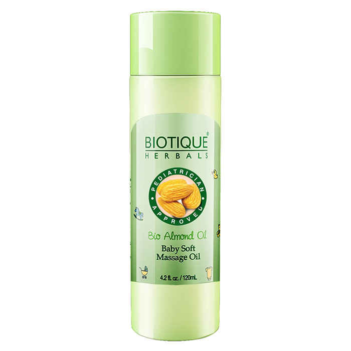 Buy Biotique Bio Almond Oil Baby Soft Massage Oil (120 ml)(New) - Purplle