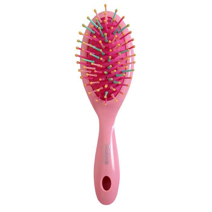 Buy Roots Color Glam Mini Cushion Brush Pink - Purplle