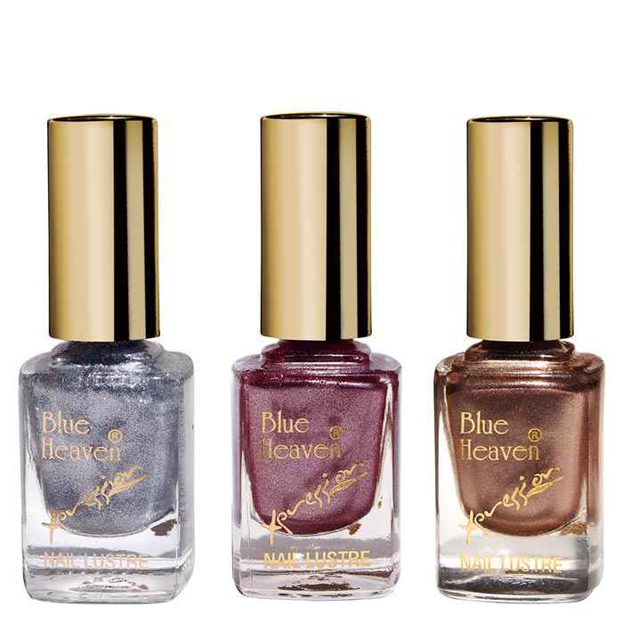 Buy Blue Heaven Combo Of 3 Xpression Nail Paint (986, 987 & 972) (9 ml X 3 Pc) - Purplle