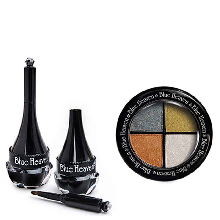 Buy Blue Heaven Eye Magic Eye Shadow 606 & Artisto Kajal Combo (6 g + 3.25 g) - Purplle