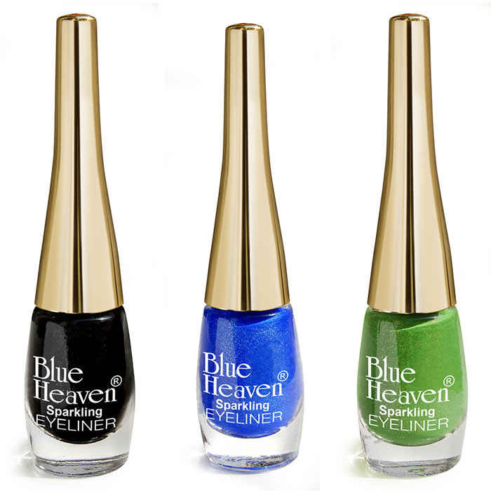 Buy Blue Heaven Combo Of 3 Sparkeling Eyeliner (04, 06, 07) (5 ml X 3 Pc) - Purplle