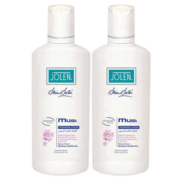 Buy Jolen Musk Lotion (Twin Pack) (500 ml) - Purplle