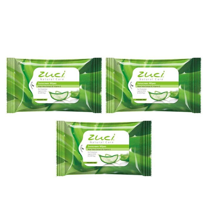 Buy Zuci Aloe Vera Wet Wipes (Pack Of 3) - Purplle