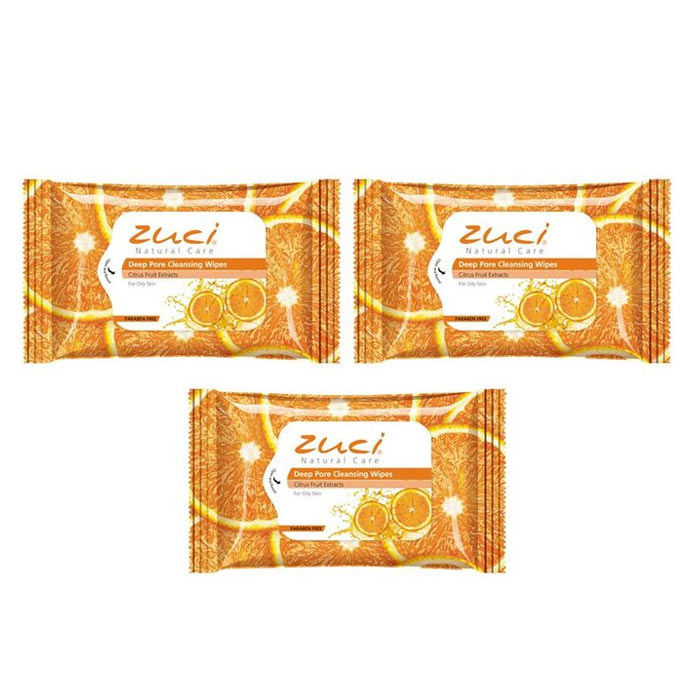 Buy Zuci Citrus Wet Wipes (Pack Of 3) - Purplle